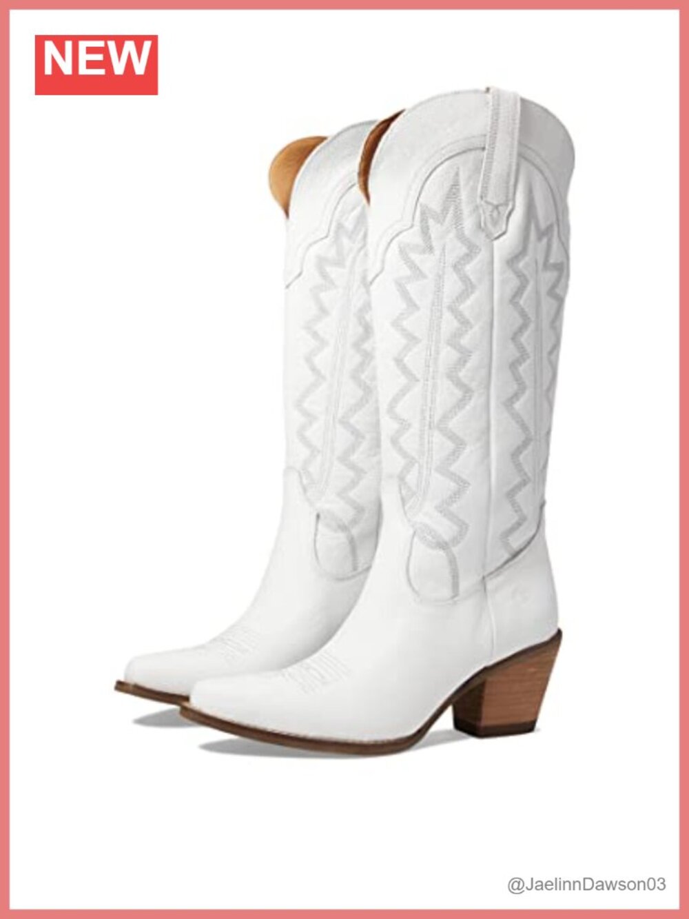 Dingo Leather High Cotton Embroidery Snip Toe Pull On Knee High Boots